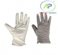 Găng tay vải chống tĩnh điện phủ lòng